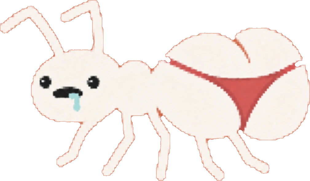 worker #4,412 mid-shift: two antennae up, one tear out, and behind her the entire reason the colony redesigned its doorways